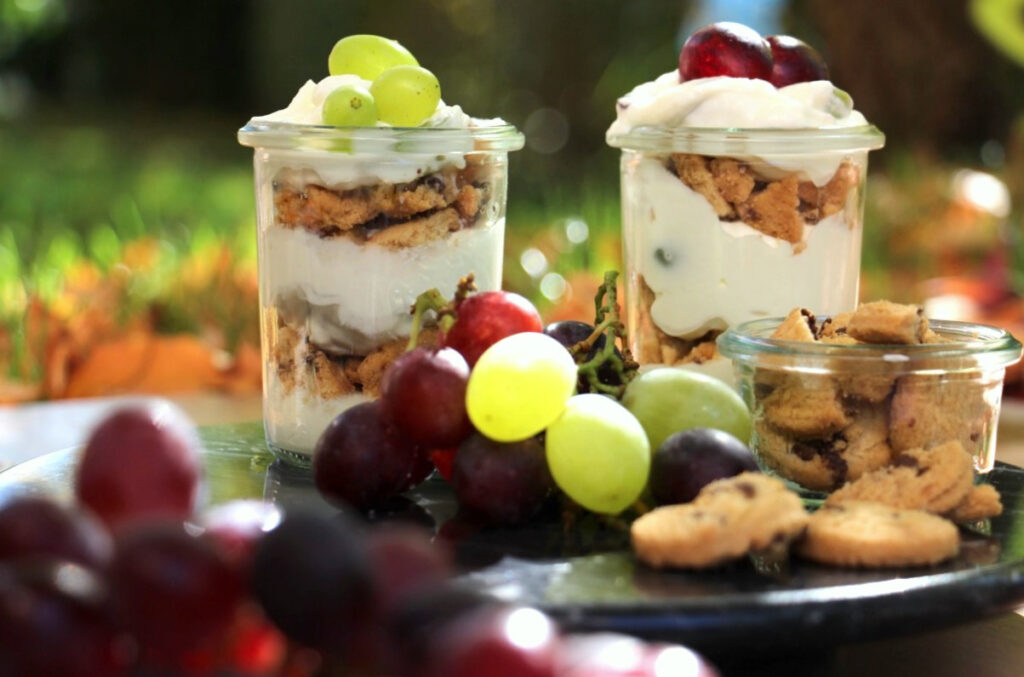 Trauben-Schichtdessert - Cookinesi